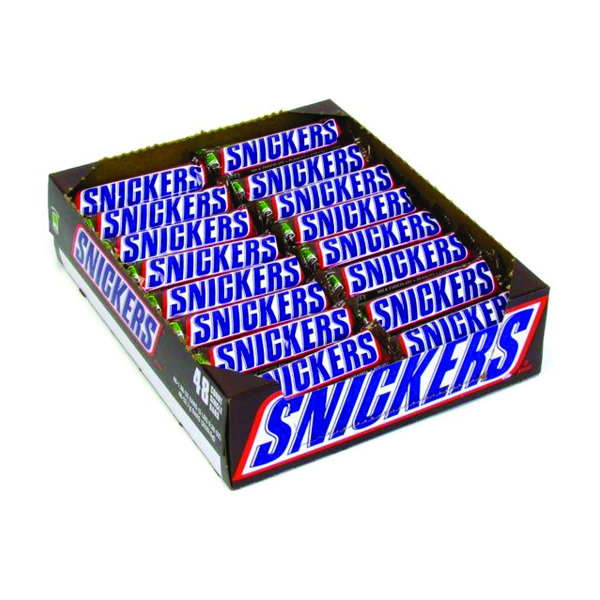 Mars 48g Snickers No artificial colours, flavours or preservatives (Pack of 48) 0401057