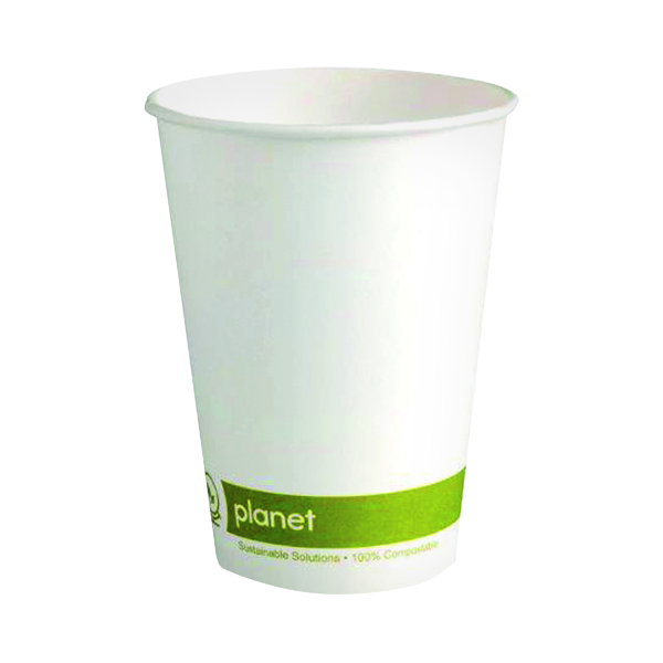 Planet 8oz Single Wall Cups (Pack of 50) HHPLASW08