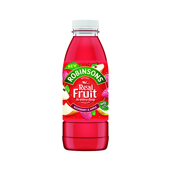 Robinsons Ready to Drink Raspberry/Apple 500ml (Pack of 24) 125352