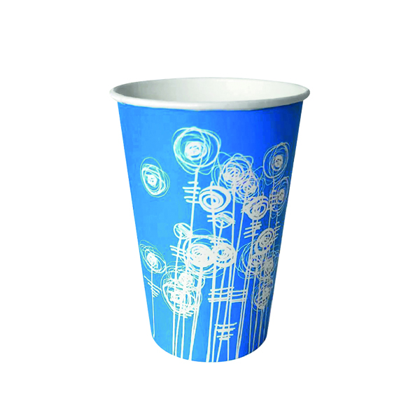 Aqua Swirl 7oz Paper Water Cup (Pack of 100) HVSWPA07A