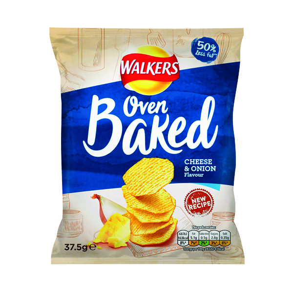 Walkers Baked Cheese and Onion 37.5g (Pack of 32) 101011