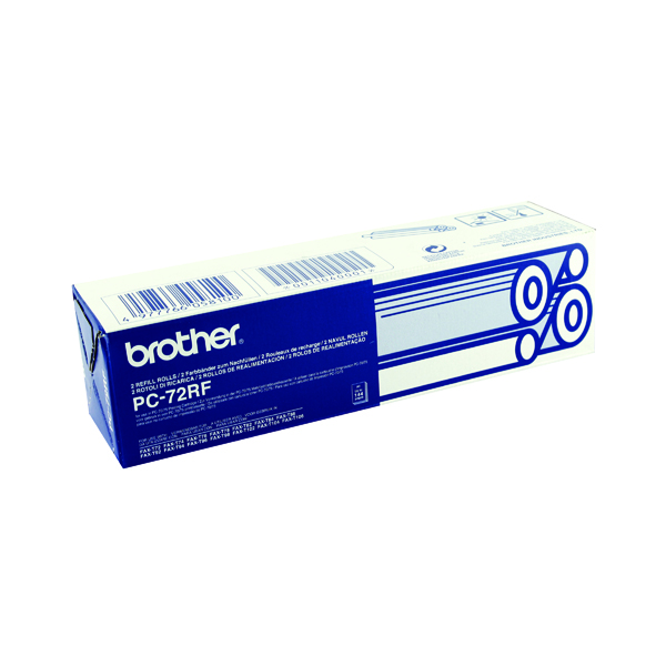 Brother Thermal Transfer Ink Ribbon (Pack of 2) PC72RF