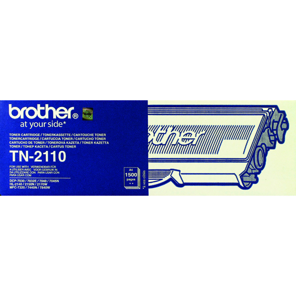 Brother TN-2110 Laser Black Toner Cartridge TN2110