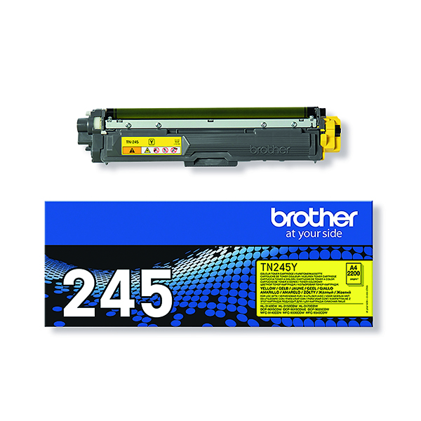 Brother TN-245Y Yellow Toner Cartridge High Capacity TN245Y
