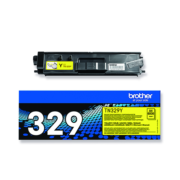 Brother TN-329Y Yellow Super Toner Cartridge High Capacity TN329Y