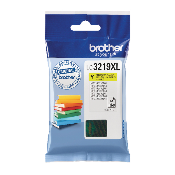 Brother High Yield Yellow Inkjet Cartridge LC3219XLY