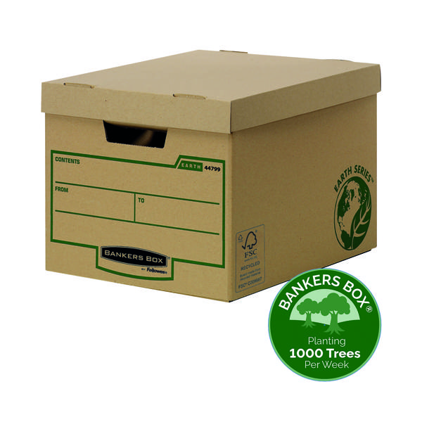 Fellowes+Bankers+Box+Earth+Series+Box+Heavy+Duty+%28Pack+of+10%29+4479901