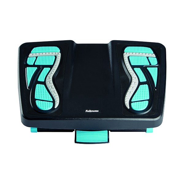 Fellowes Energizer Footrest Black with Reflexology Mapping 8068001