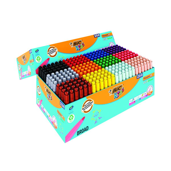 Bic Kids Visacolour Colouring Pens XL Assorted (Pack of 288) 975144