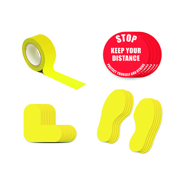 Social Distance Marker Kit Stop Keep Your Distance 2A SDKIT2A