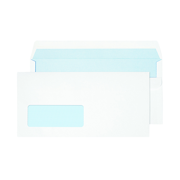 Blake PurelyEveryday Dl 90gsm Self Seal White Window Envelopes (Pack of 50) 13884/50PR