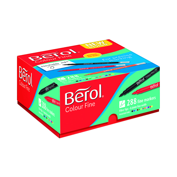 Berol Colour Fine Class Assorted (Pack of 288) 2057601
