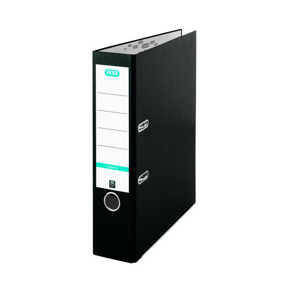 Elba++Board+Lever+Arch+File+A4+Black+%28Pack+of+10%29+B1045709