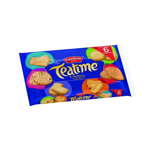 Crawfords Teatime Assorted Biscuits 275g 21421