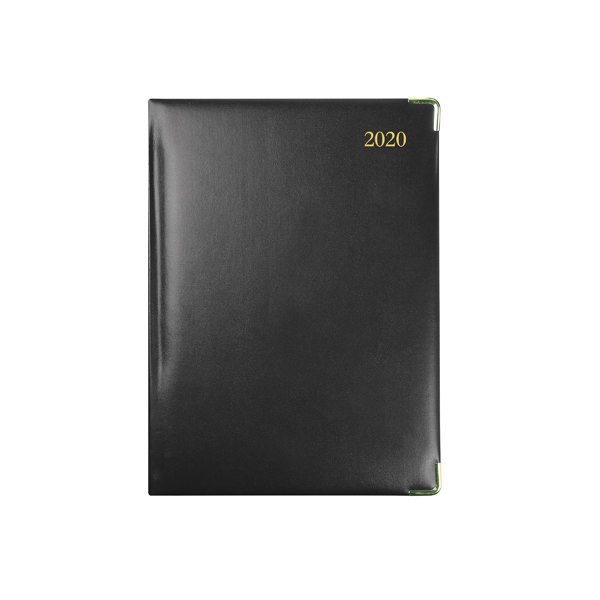 Collins Classic Diary Manager Week to View Appointment 2020 Black 1210V
