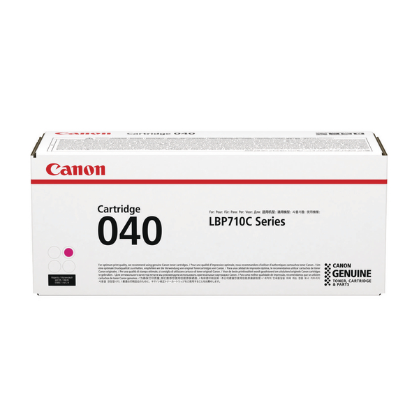 Canon 040 Magenta Standard Yield Toner Cartridge 0456C001