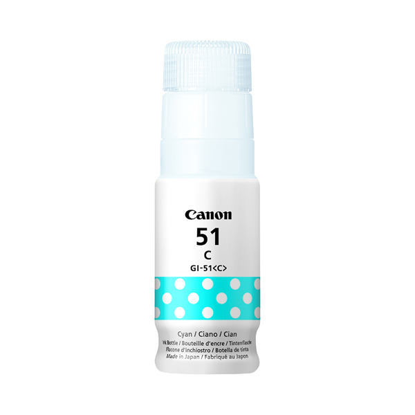 Canon GI-51 Cyan Ink Bottle 4546C001