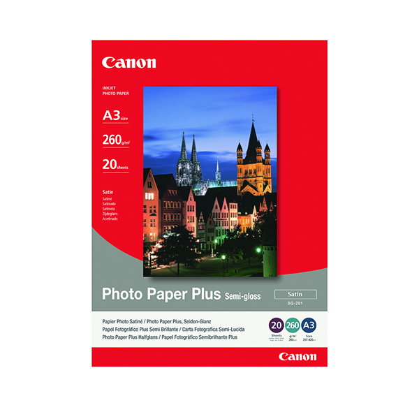Canon SG-201 A3 Photo Paper Plus (Pack of 20) 1686B026