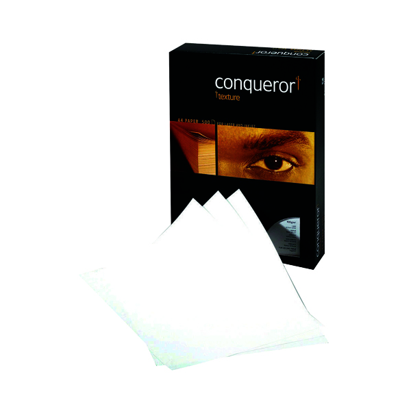 Conqueror Paper Laid Brilliant A4 White 100gsm Ream (Pack of 500) CQP0324032BWNW