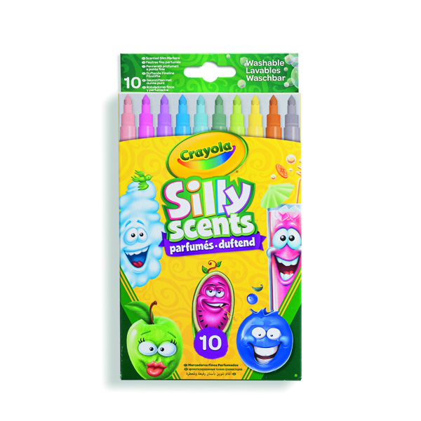 Crayola Silly Scents Scented Markers Fine Assorted (Pack of 60) 58-5071-E-000