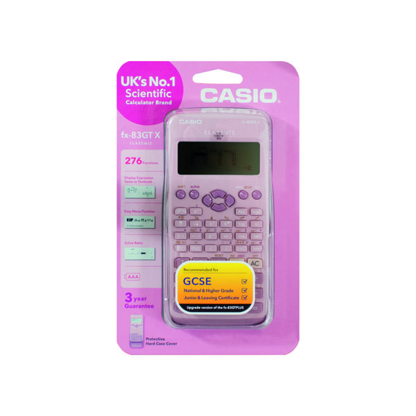 Casio Scientific Calculator FX-83GTX-DPPINK