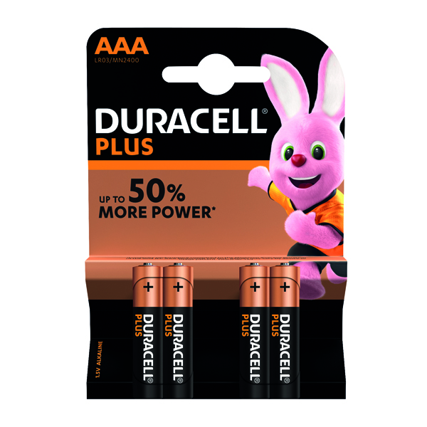 Duracell Plus AAA Battery (Pack of 4) 81275396