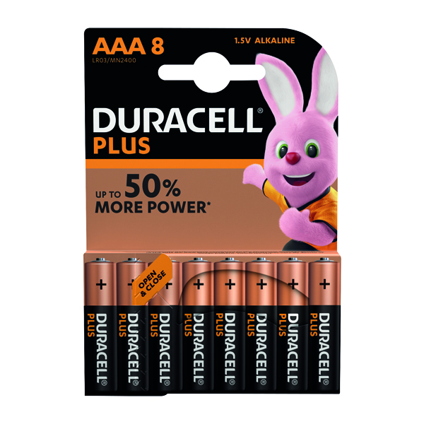 Duracell Plus AAA Battery (Pack of 8) 81275401