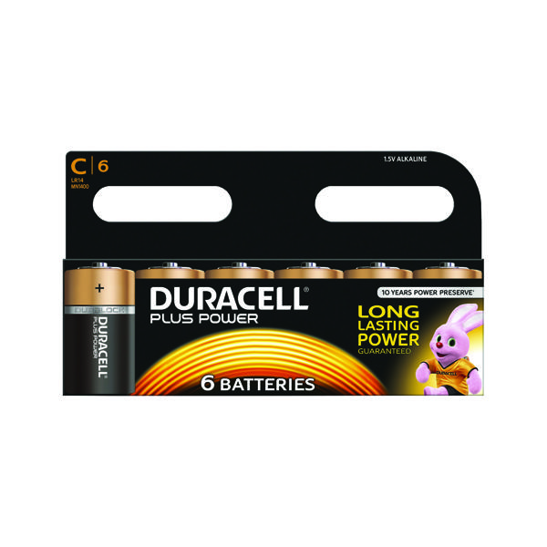 Duracell Plus C Battery (Pack of 6) 81275434