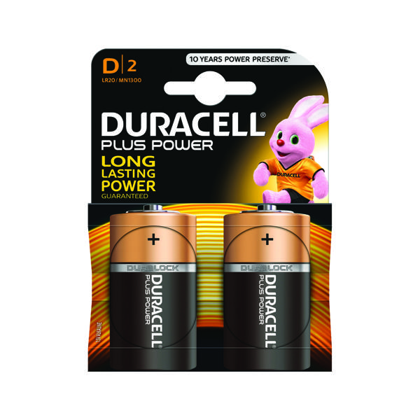 Duracell+Plus+D+Battery+%28Pack+of+2%29+81275443
