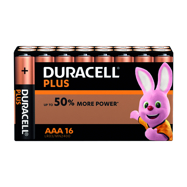 Duracell Plus AAA Battery (Pack of 16) 81275415