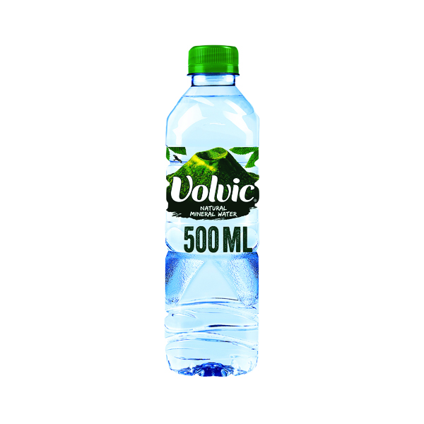 Volvic Natural Mineral Water 500ml Plastic Bottle