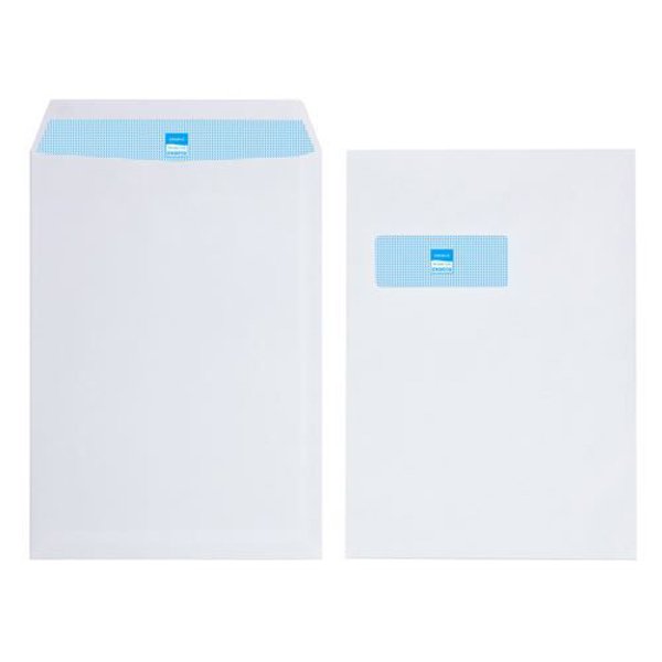 Initiative+Envelope+C4+Self+Seal+Window+100gsm+White+Pack+250