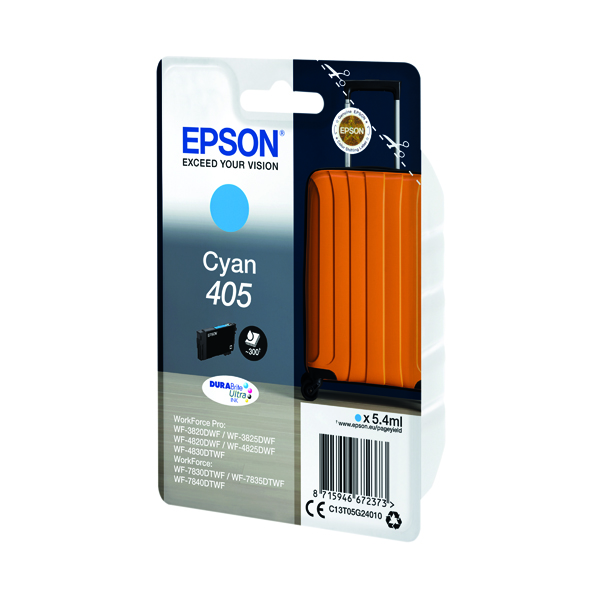 Epson 405 Ink Cartridge Cyan C13T05G24010