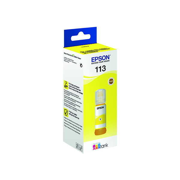 Epson 113 Ecotank Yellow Ink Bottle C13T06B440