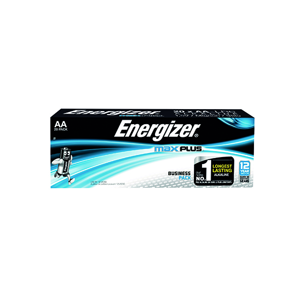 Energizer Max Plus AA Batteries Pk20