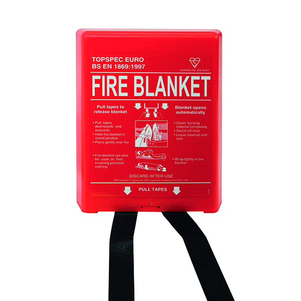 Fire Blanket Fibreglass 1800x1200mm FB64P