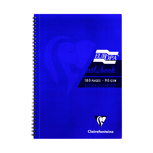 Clairefontaine Europa Pad Purple A5 Pk5