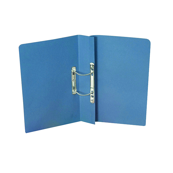 Exacompta Guildhall Heavyweight Transfer Spiral File 420gsm Foolscap Blue (Pack of 25) 211/7000