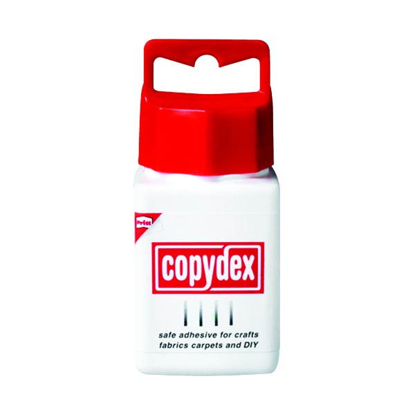 Copydex White Latex Adhesive with Brush Applicator 125ml 260920