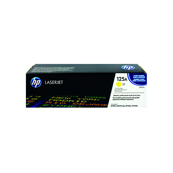 HP+125A+Yellow+Laserjet+Toner+Cartridge+CB542A
