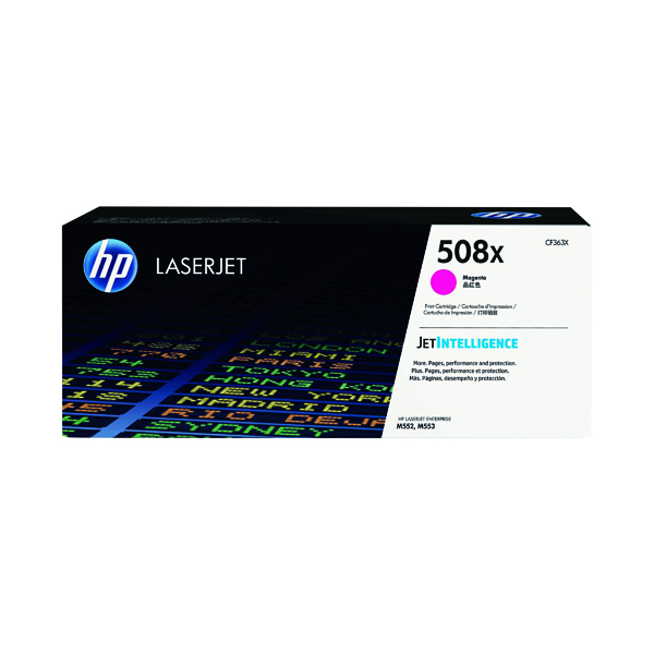 HP+508X+Magenta+High+Yield+Laserjet+Toner+Cartridge+CF363X
