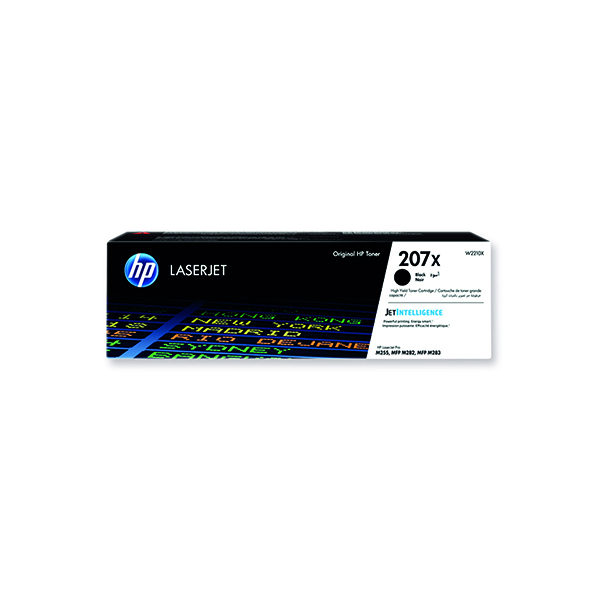 HP+207X+LaserJet+High+Yield+Toner+Cartridge+Black+3150+Pages+W2210X