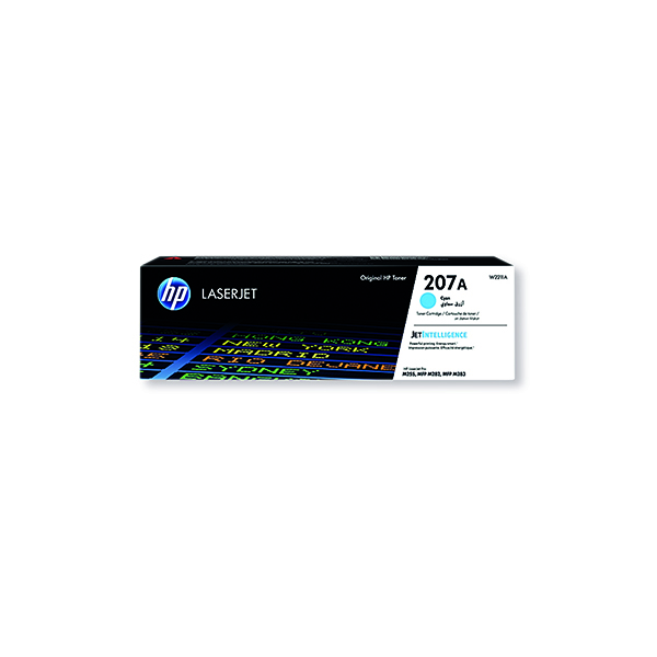 HP+207A+LaserJet+Toner+Cartridge+Cyan+1250+Pages+W2211A