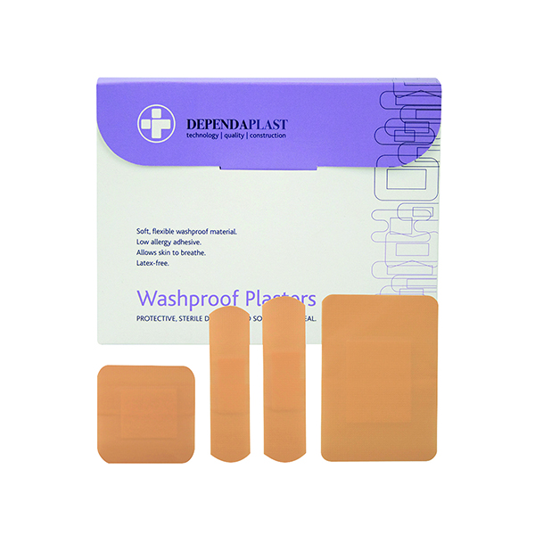 Reliance Medical Dependaplast Washproof Plasters (Pack of 100) 536