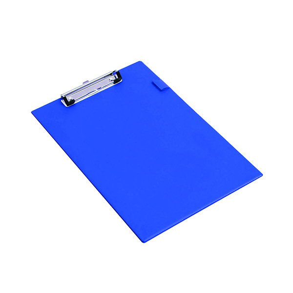 Rapesco+Standard+Clipboard+PVC+Foolscap+Blue+VSTCBOL3