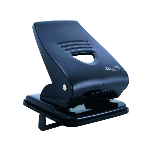Rapesco+835+Hole+Punch+Capacity+40+Sheets+Black+PF800AB1