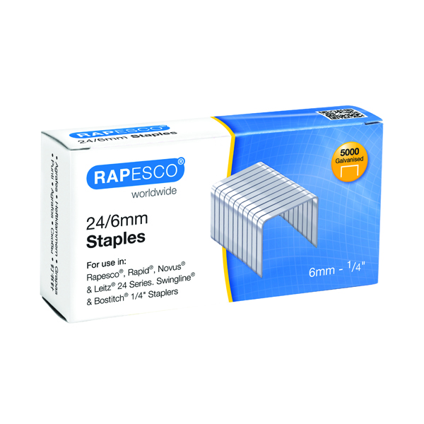 Rapesco+24%2F6mm+Staples+Chisel+Point+%28Pack+of+5000%29+S24602Z3
