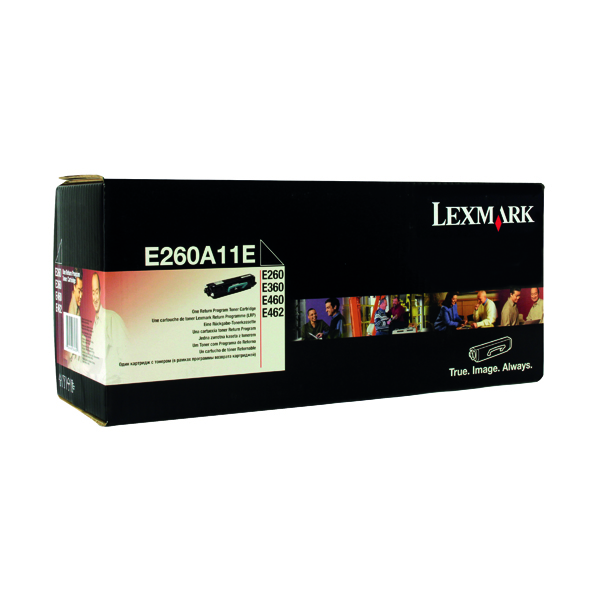 Lexmark+Black+Return+Toner+Cartridge+0E260A11E