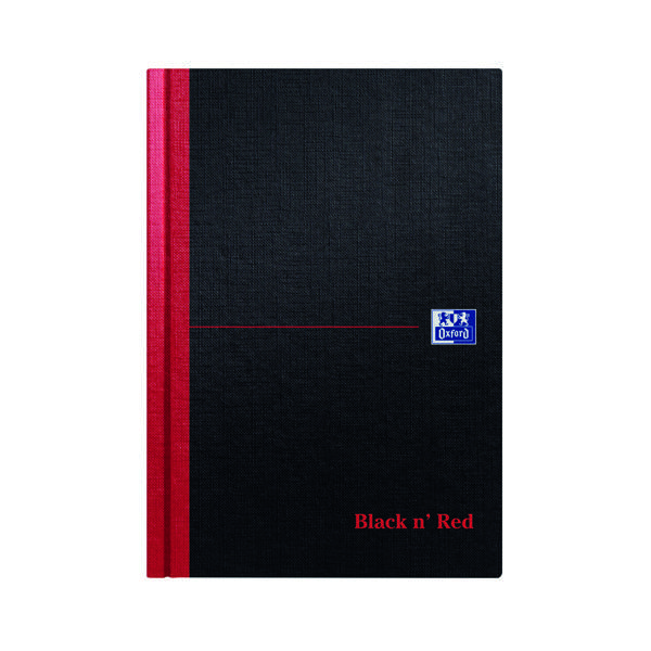 Black+n%27+Red+Casebound+Hardback+Notebook+192+Pages+A5+%28Pack+of+5%29+100080459
