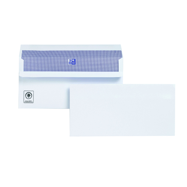 Plus+Fabric+DL+Envelopes+Wallet+Self+Seal+120gsm+White+%28Pack+of+500%29+H25470
